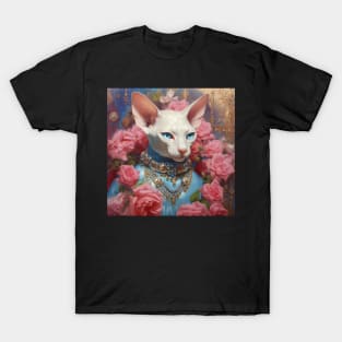 Sphynx In Botanical Garden T-Shirt